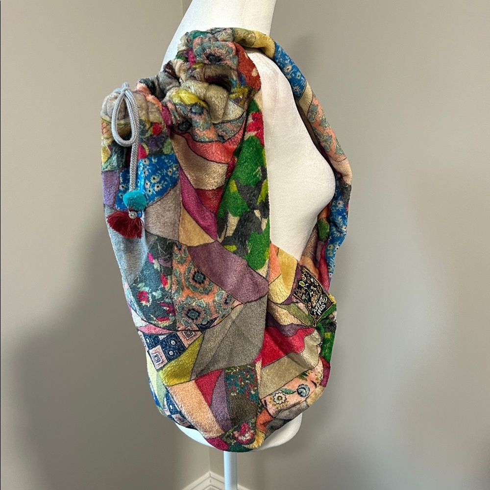 Johnny Was Multicolor Patchwork Sling Bag - image 1